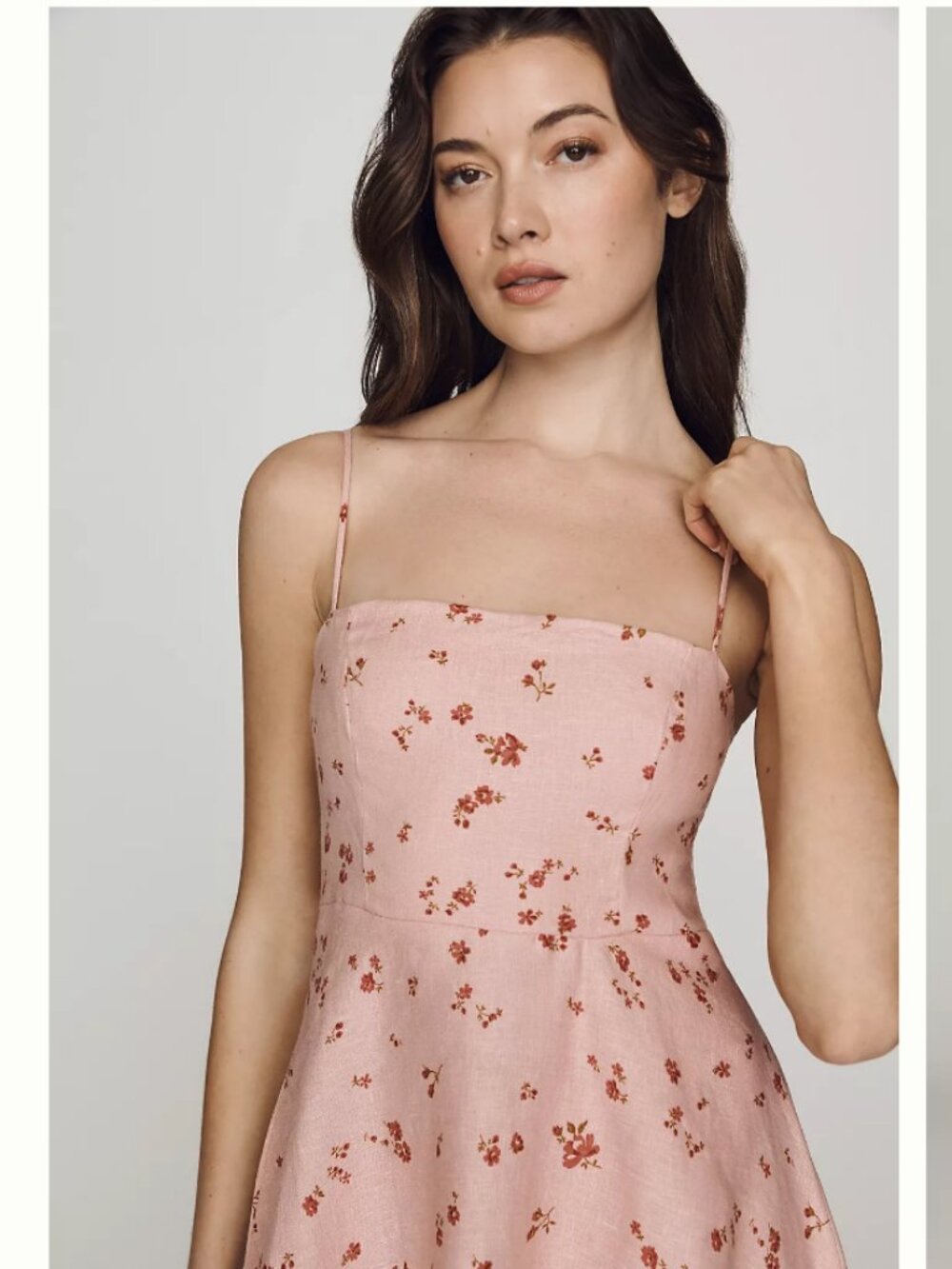 Reformation Monette Strapless Midi Dress - Noelia - Picture 5 of 10